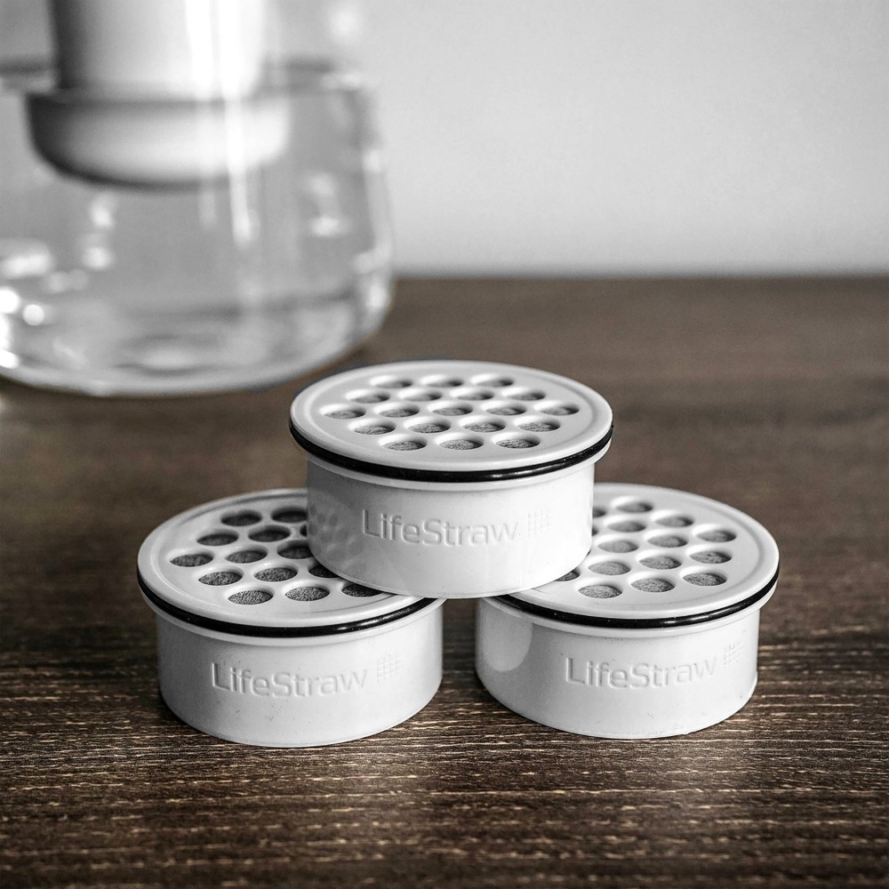 LifeStraw Home Replacement Activated Carbon + Ion Exchange Water Filter - 3 Pack