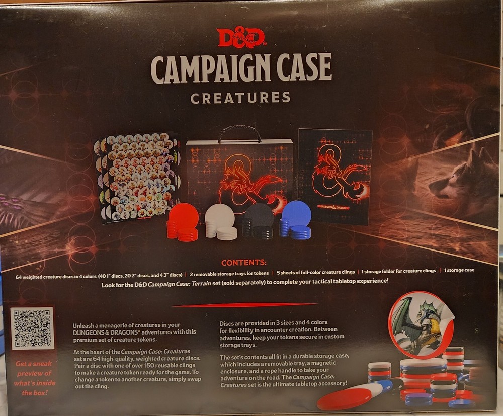 D&D Campaign Case : Creatures 5E NEW SEALED Dungeons & Dragons