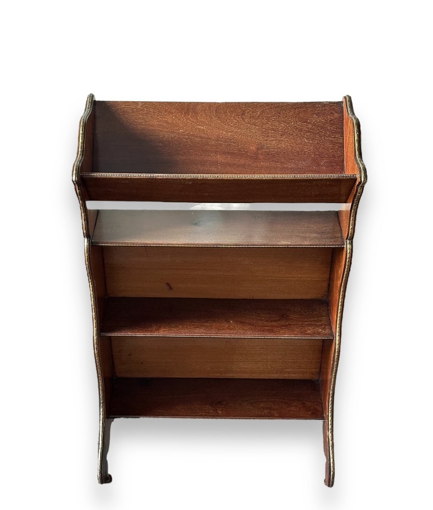 Antique Petite Bookcase on Casters
