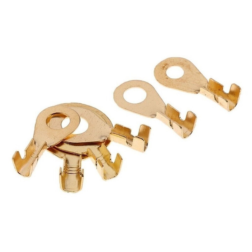 150/540pcs Ring Type Cable Bare Terminals Crimp Non-insulated Wire Connectors