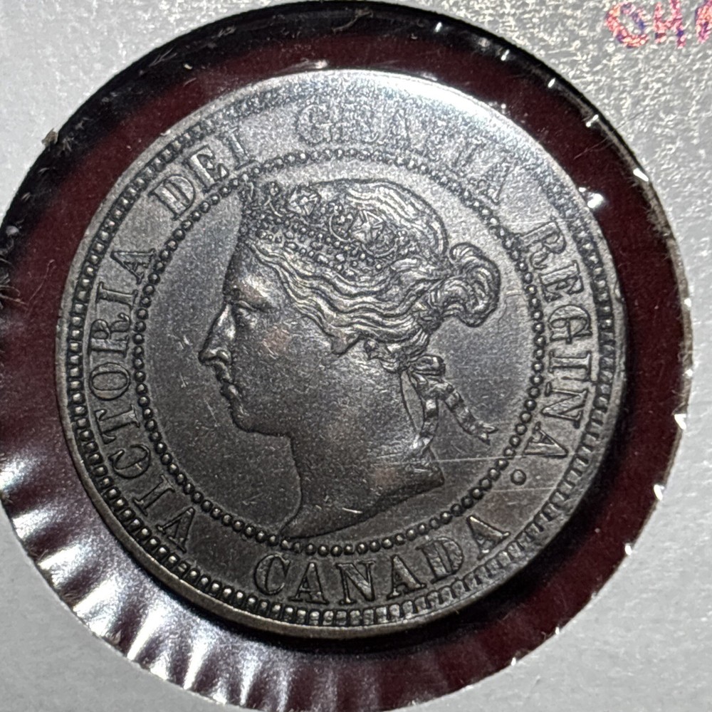 CANADA 1882 H Large Cent Choice AU About Uncirculated