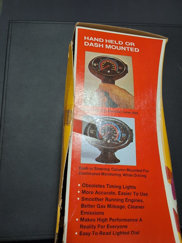Real-Time MACH 1 Engine Timing Meter - Car Boat Motorcycle - NOS