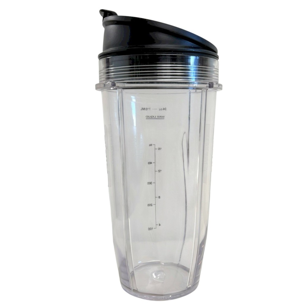Ninja 24 Oz Replacement Cup For Nutrit Ninja Blender with a Lid