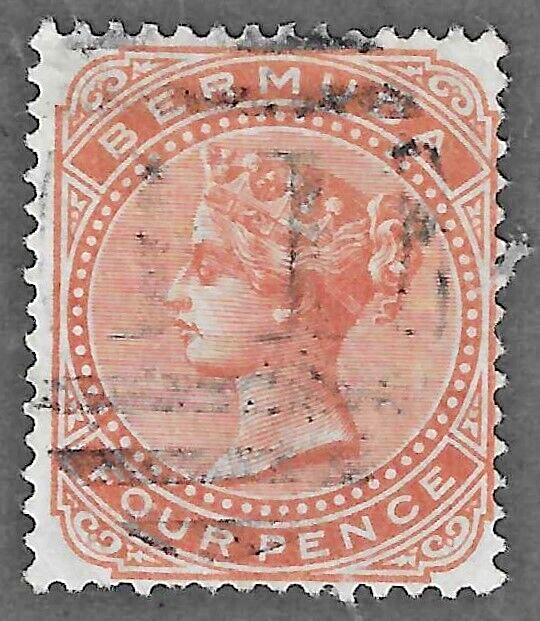 Bermuda (1904) - Scott # 24, Used