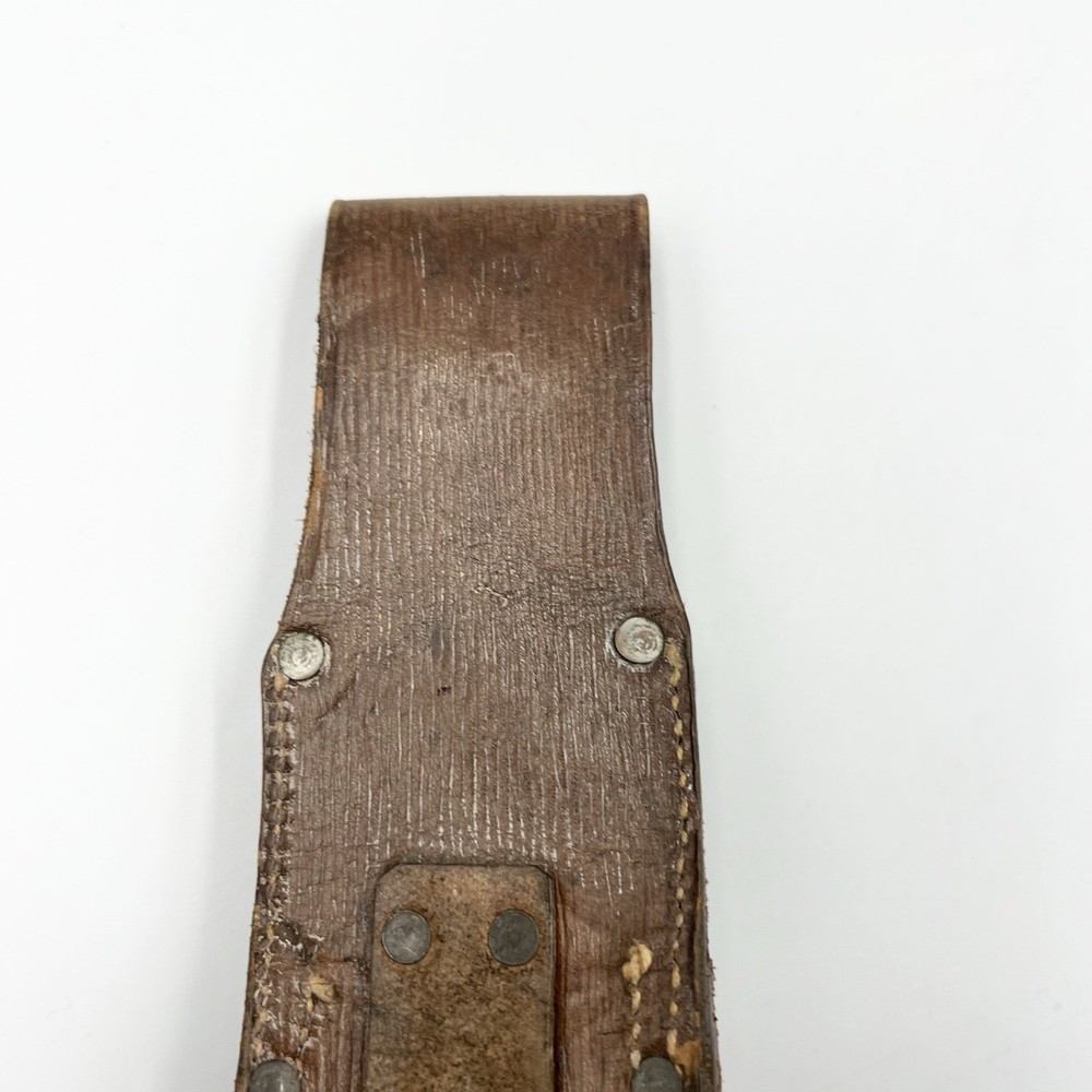 Genuine WW1 Pattern 1914 Leather Frog & Tab WD Marked