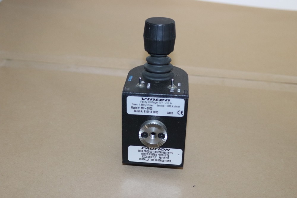 Vinten MC-2000 Robotic Controller Motorized Rotate Head.with handle, Data wire