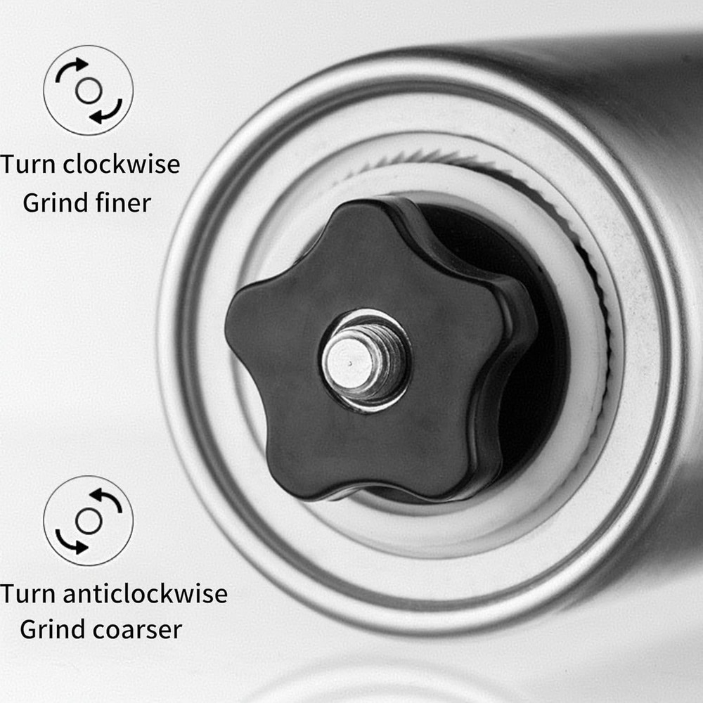 Manual Coffee Grinder, Multi Adjustable Settings, Portable Hand Coffee Grinde...