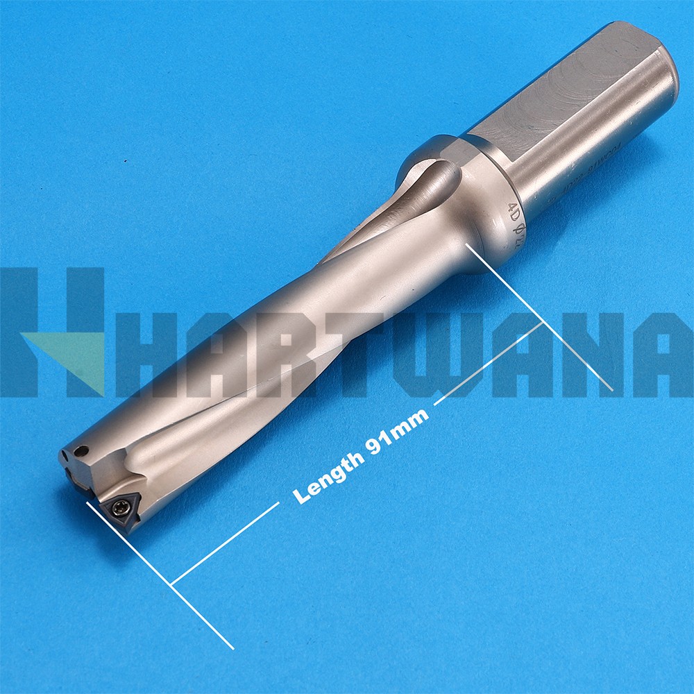 U Drill 22mm Indexable Carbide Drill Shank 25mm C25-4D22-91WC04 Drill Insert