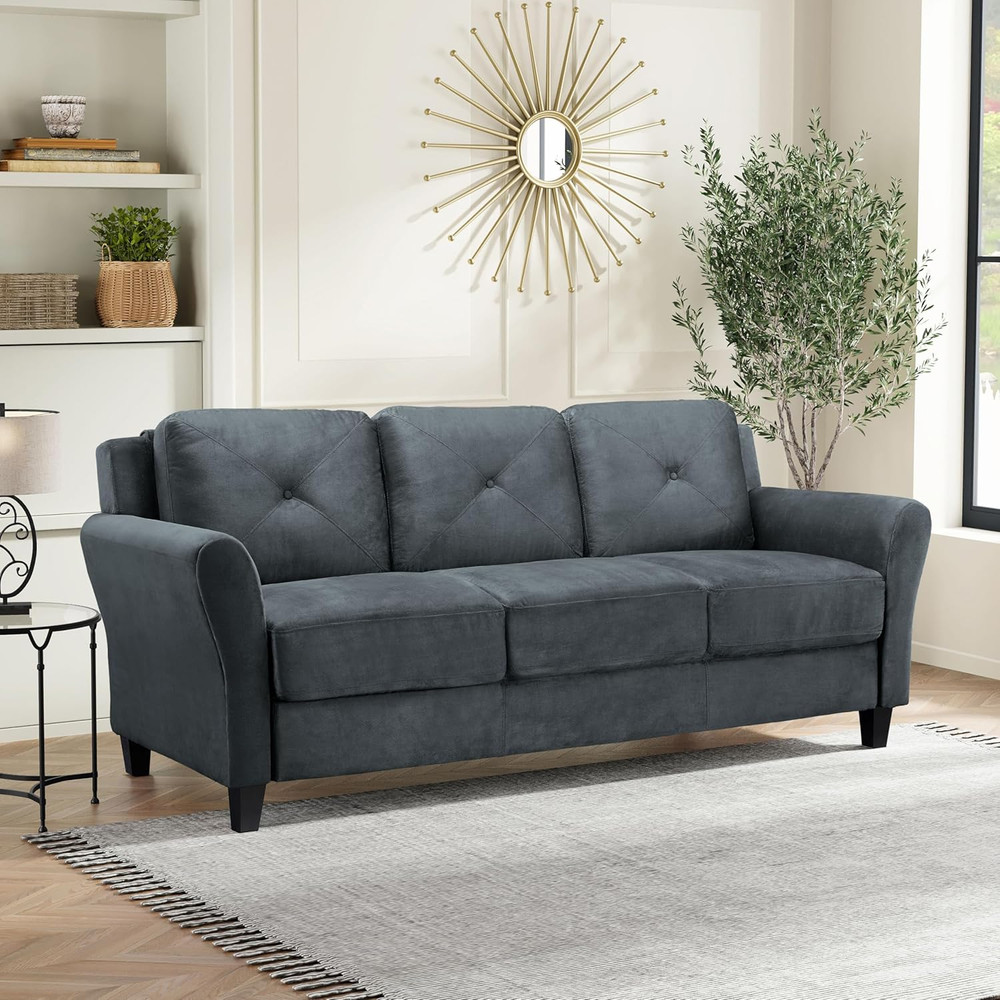 Harrington Sofa in Grey, Dark Grey