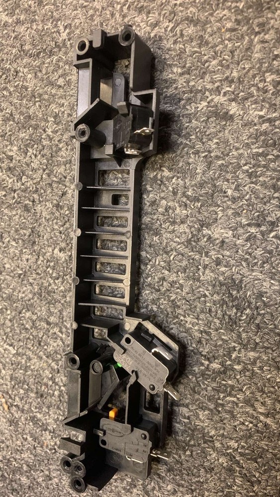 OEM GE Microwave Latch Bracket Assembly for JVM6175SKSS