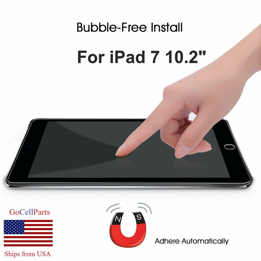Clear Tempered Glass Screen Protector for iPad 9 10.2" 7th 8th Generation A2197