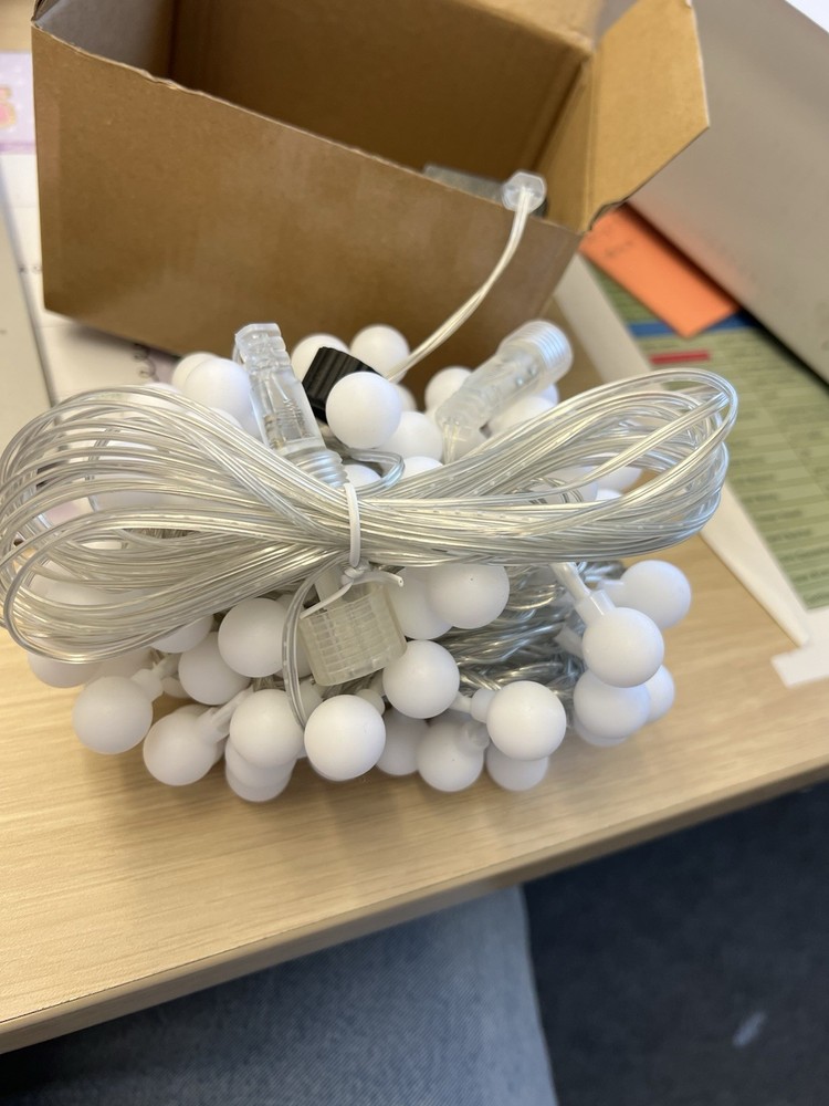 NEW Globe String Lights In Box