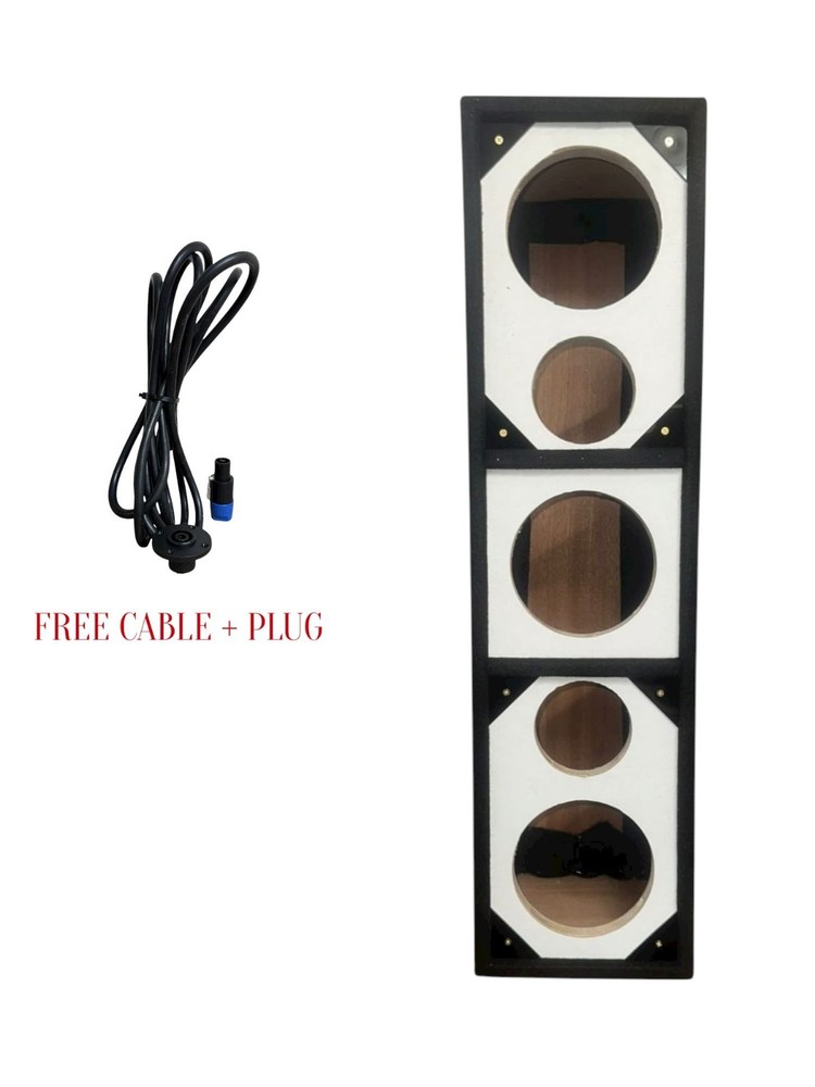 3 DRIVER 2 TWEETER BOX +FREE CABLE + PLUG