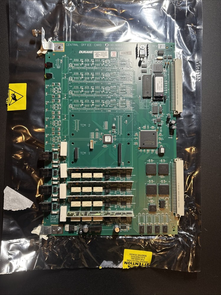 STARCALL DUKANE Central Office Card 110-4001 REV 1