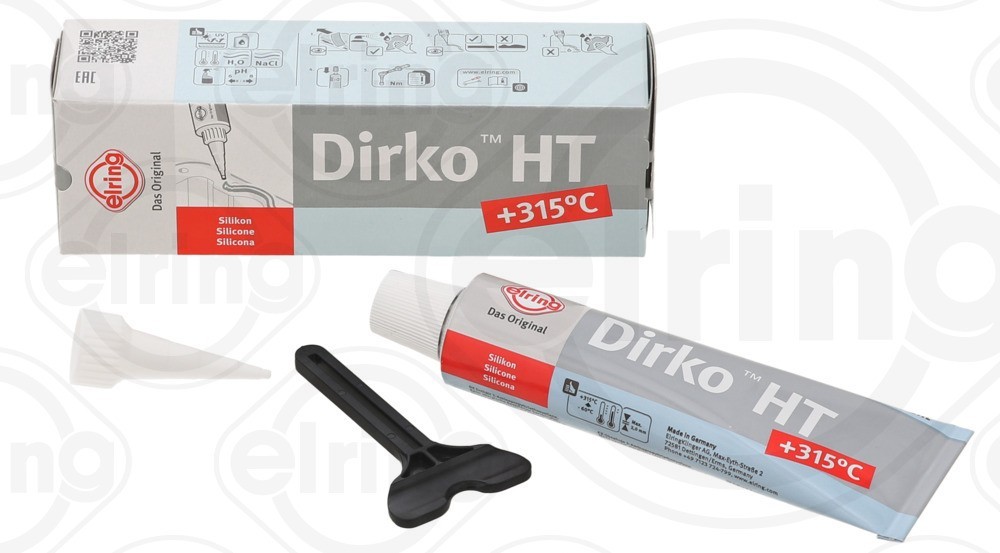 Silicone gasket maker DIRKO HT 70ml -60*/315* GREY ELRING