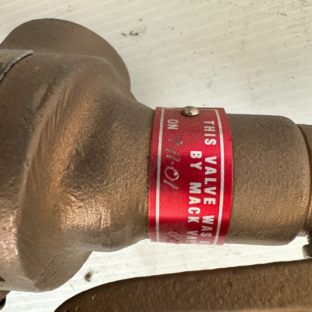MACK Dresser 20mm Steam Gear Pressure Reducing Safety Valve PRV VRR880 Bronze