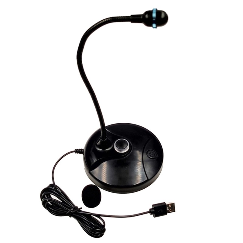 USB Microphone Studio Speech Chatting Singing USB Mic With Holder For PC Laptop