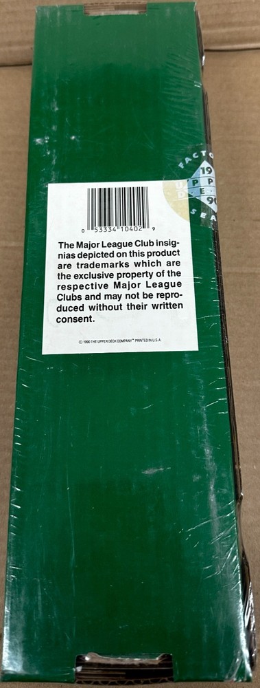 1990 MLB Upper Deck Complete Set Baseball Factory Sealed & Shrinkwrapped MINT