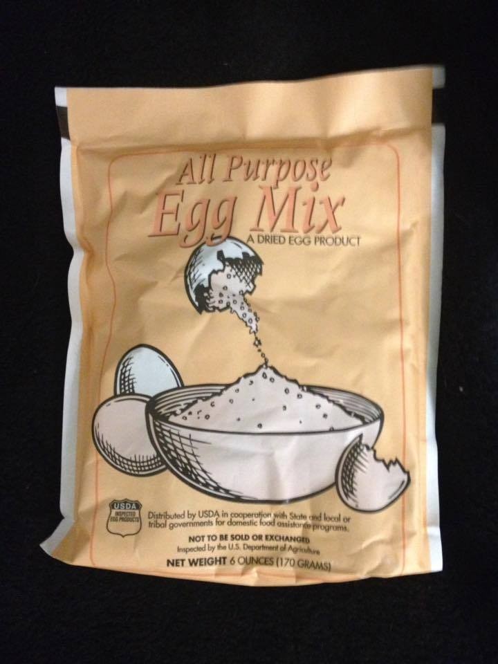 Powdered Eggs Dried Eggs Scrambled Baking Prepping Camping 6oz. Sonstegard MREs
