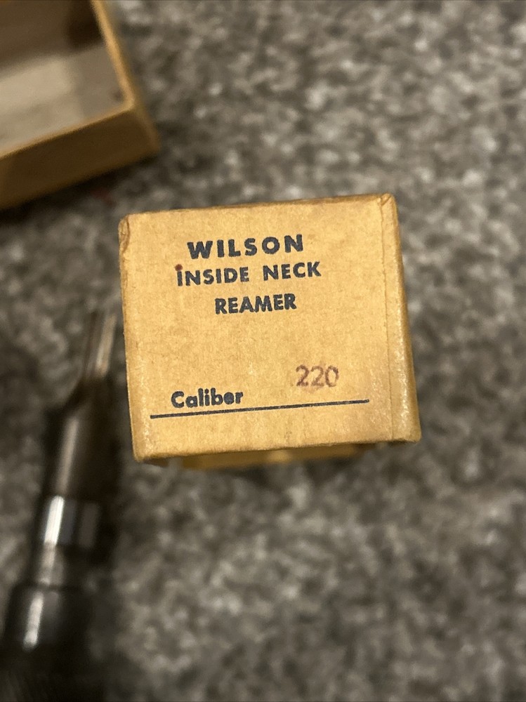 L.E. Wilson Inside Neck Reamer 220 Caliber