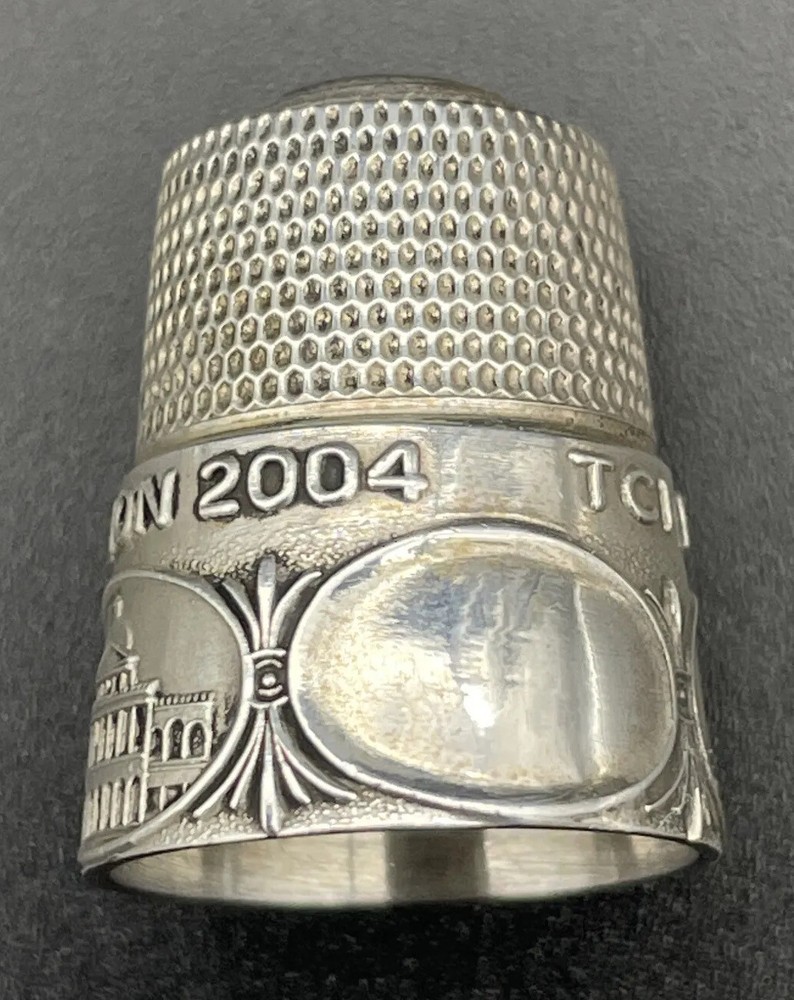 Sterling Silver Thimble TCI Boston Convention 2004 Simons