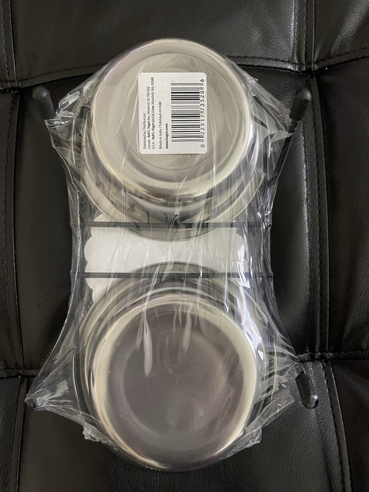 Double Small Dog Bowl Set