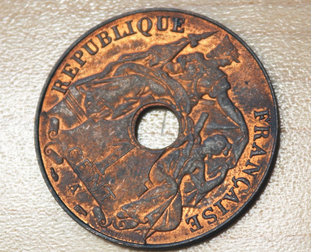 1938 French Indo China 1 Cent