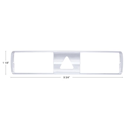United Pacific 42438 Hazard Switch Panel Trim Chrome, Plastic for Freightliner