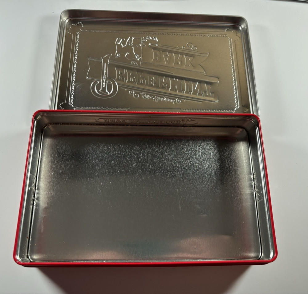 Williams Sonoma Peppermint Bark Empty Tin Container #3