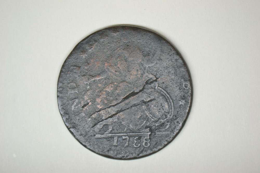 1788 Connecticut Colonial- Mailed Bust Left- Fine