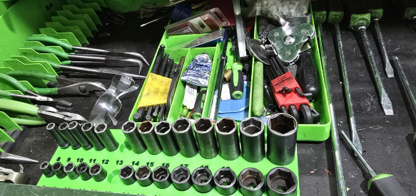 3/8 socket tray fits Snap On