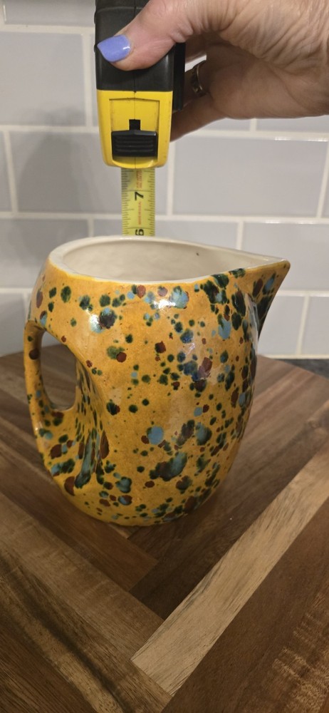Vintage Ceramic Spatter Pattern Pitch