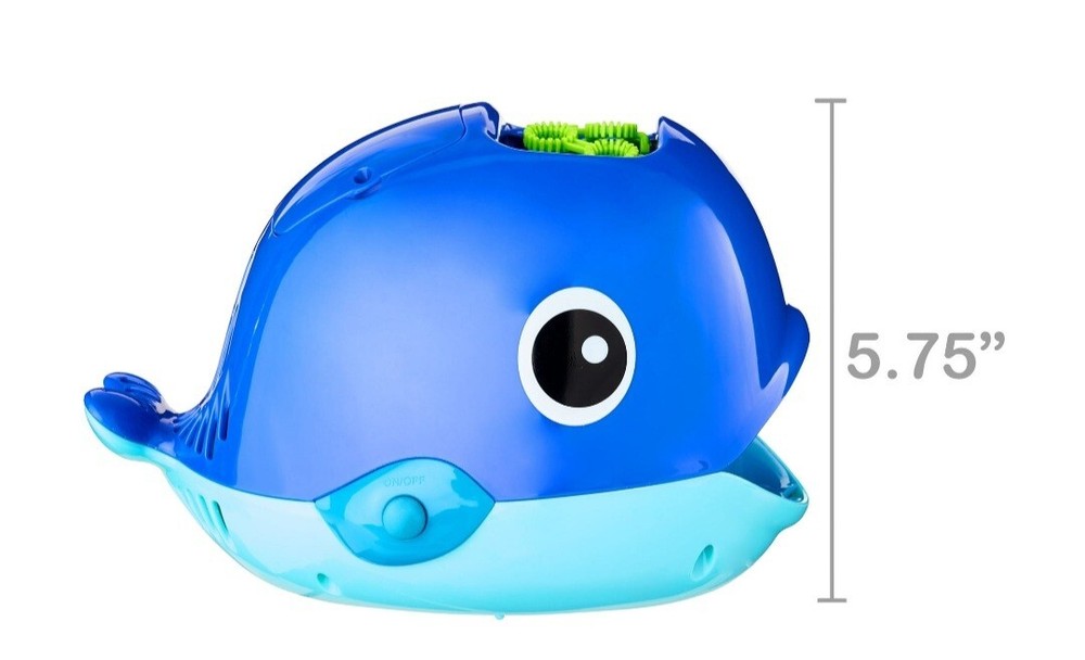 Play Day Bubble Whale Battery Operated Bubble Maker, Bubble Blowing Machine