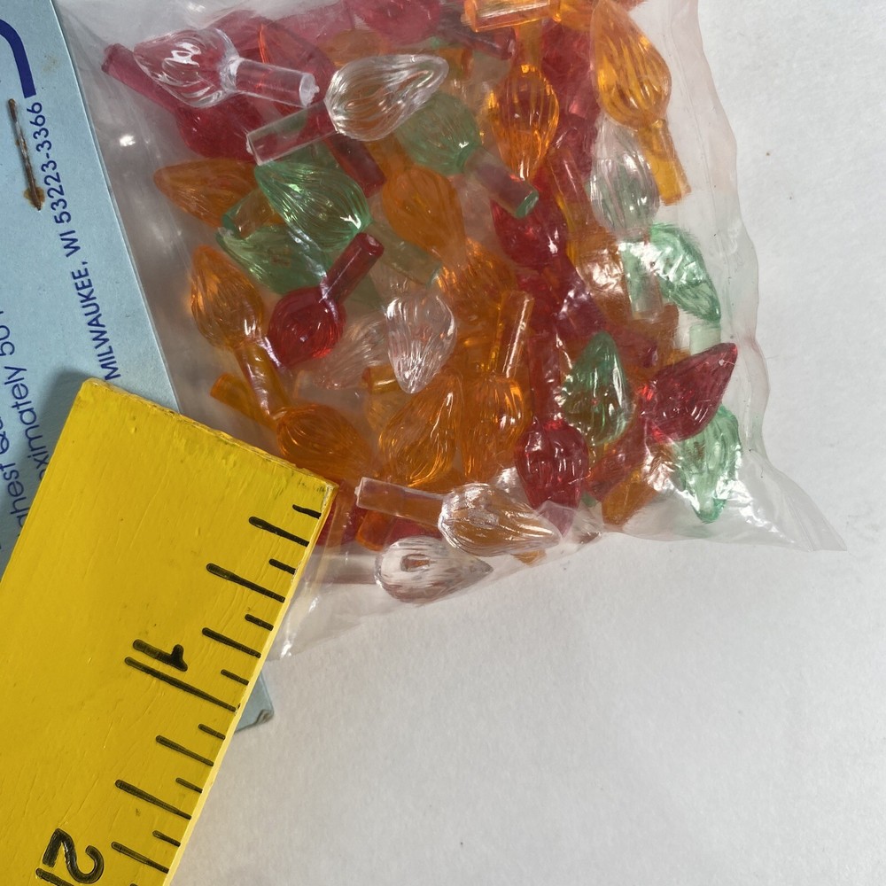 Wee Crafts Medium Size Tree Lights 35 Plastic Lights NOS For Ceramic Trees