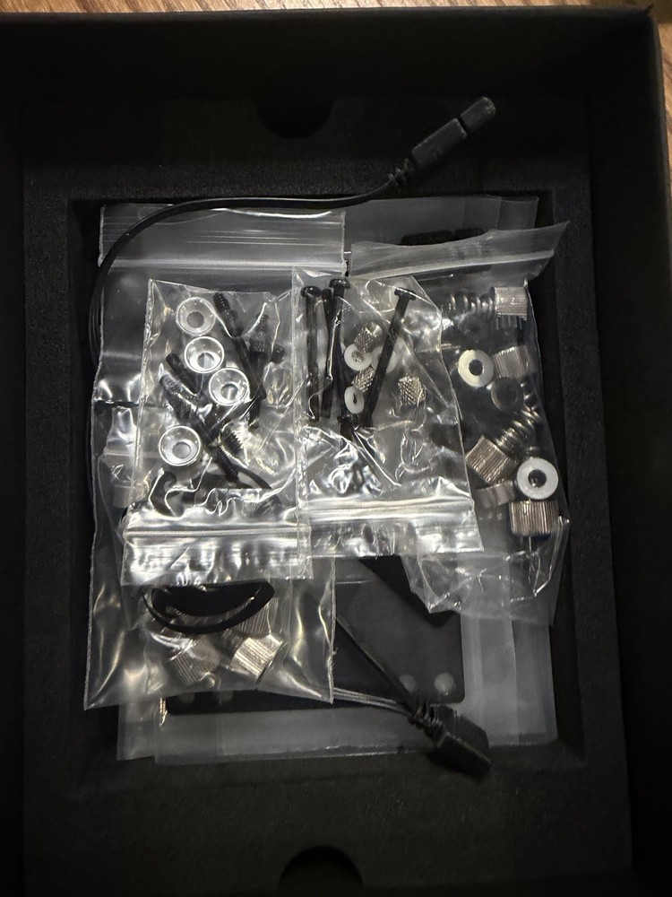 Bitspower Black Metal CPU Water Cooling Block Kit with Mounting Hardware