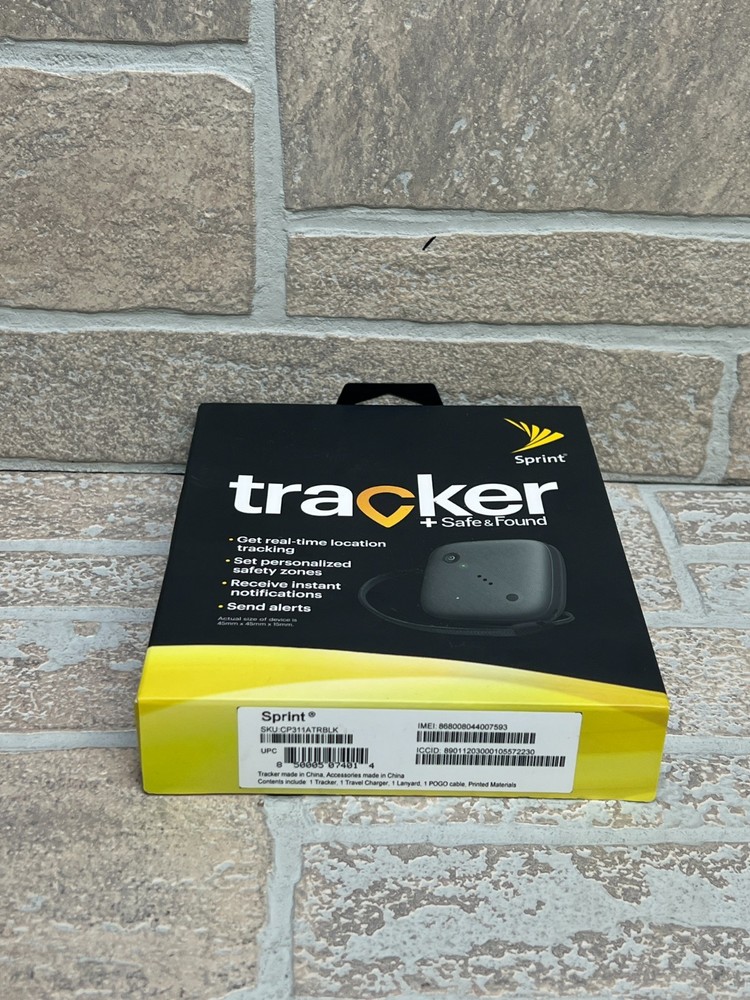 Sprint Tracker Safe & Found GPS Tracker Apple Android Compatible NEW