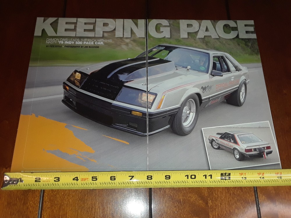 1979 FORD MUSTANG INDIANAPOLIS INDY 500 PACE CAR ORIGINAL 2009 ARTICLE