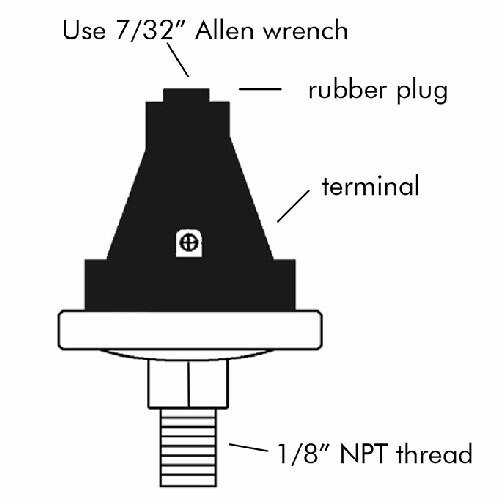 Longacre Universal Low Oil Pressure Switch - Adjustable - 0-50 Psi