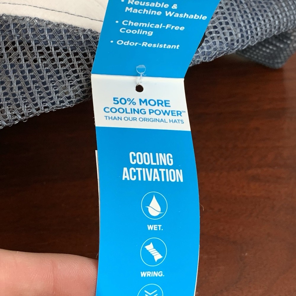 Mission HydroActive Cooling Performance Hat Snapback Ultimate Cooling Cap NEW!