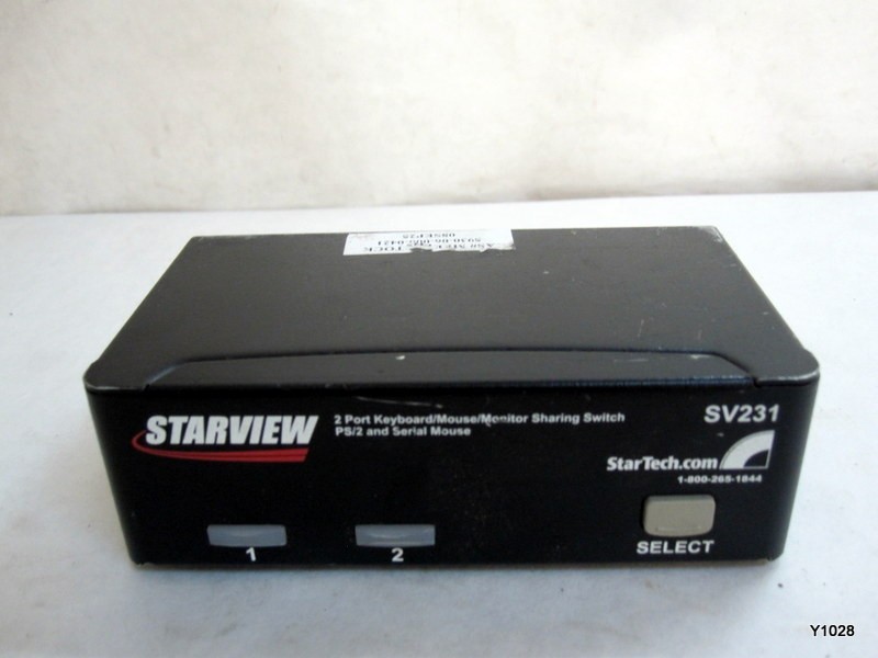 StarTech.com  (SV231) 2-Ports External KVM Switch PS/2 no accessories