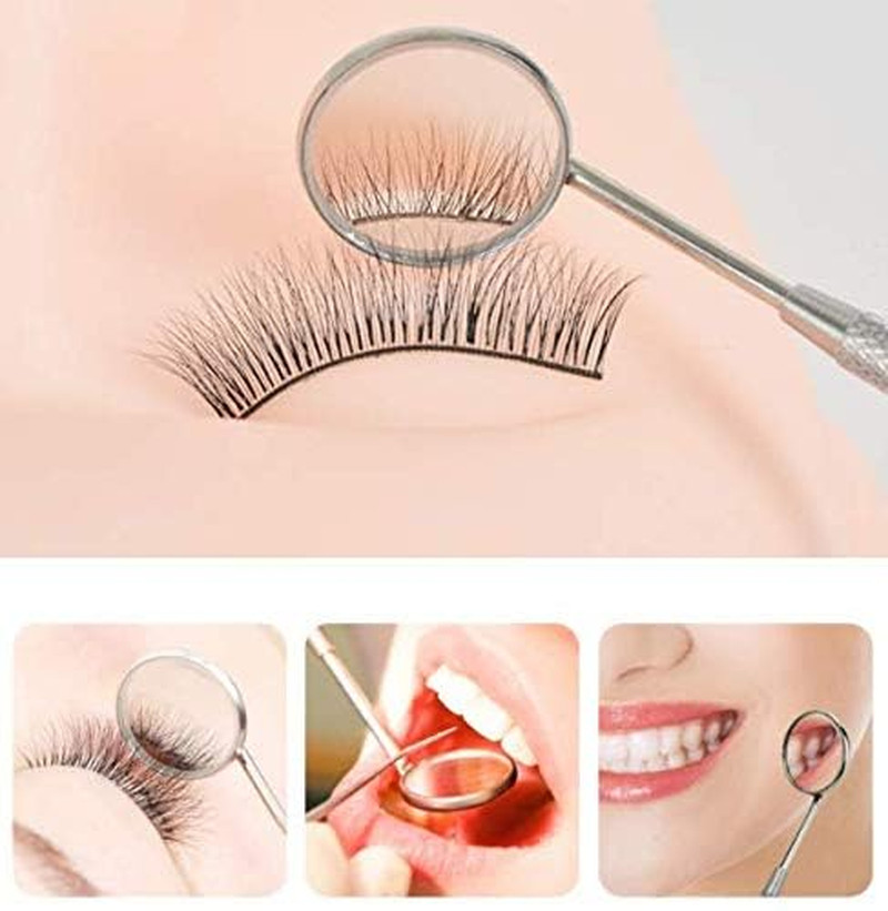 Makeup Mirror for Eyelash Extensions,Dental Examination Mirror Detachable Mini M