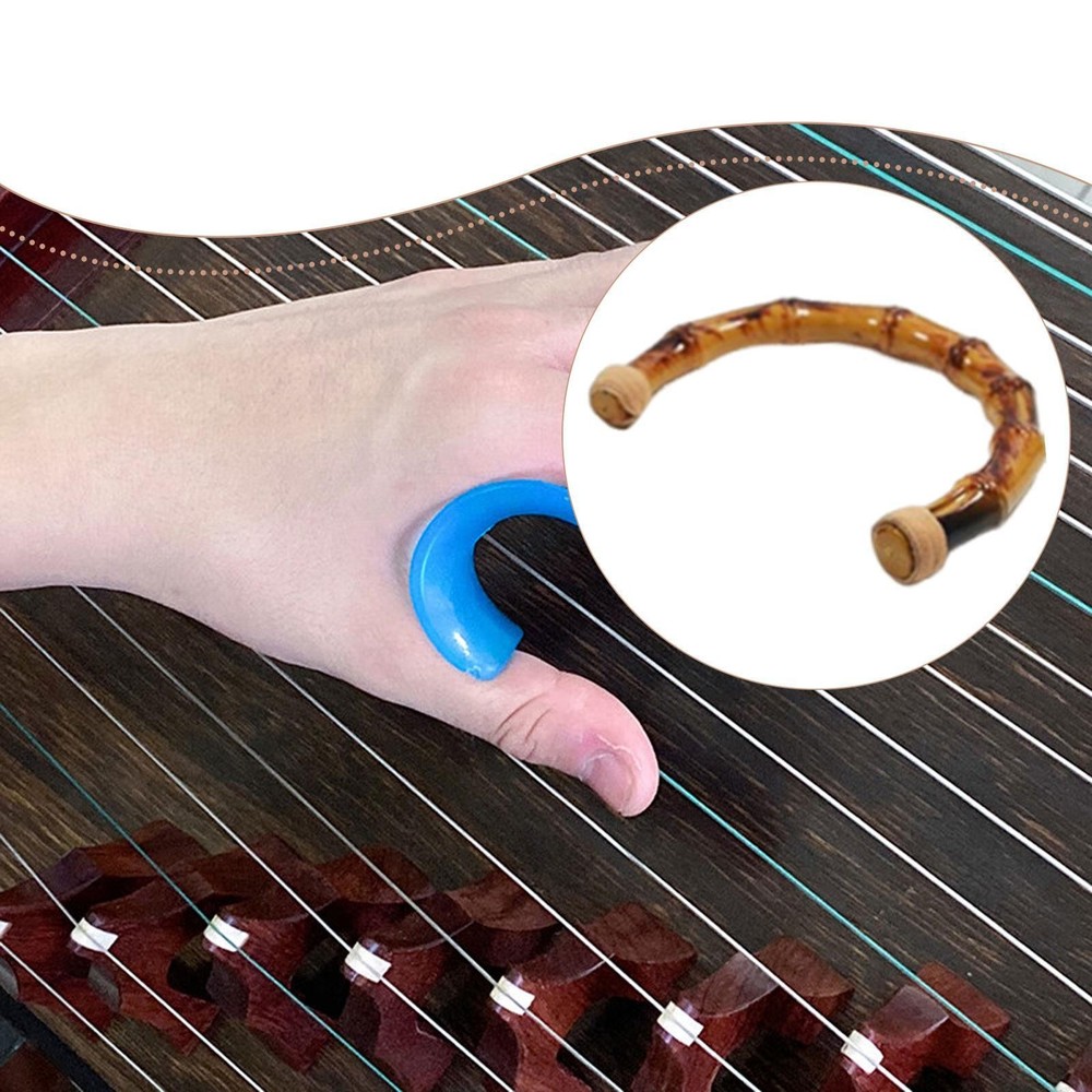 Pipa Finger Practice Tool for Beginners Accessory Compact with Bamboo Design