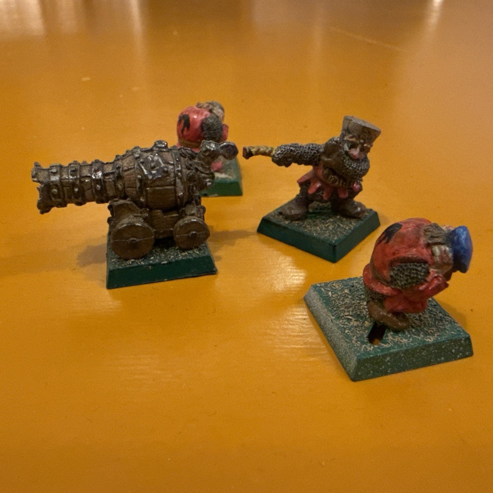 Warhammer Fantasy Dwarf Flame Cannon C22 1987 OOP
