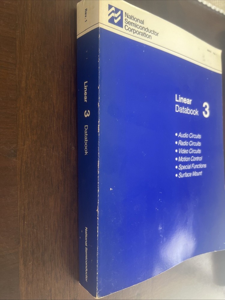 Linear Databook National Semiconductor 1988 Edition