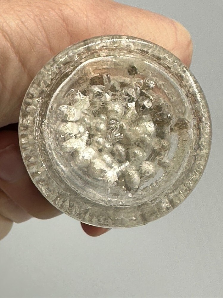 c 1940 LANTERN Tiny J S GLASS CANDY CONTAINER A&E 391 Vintage