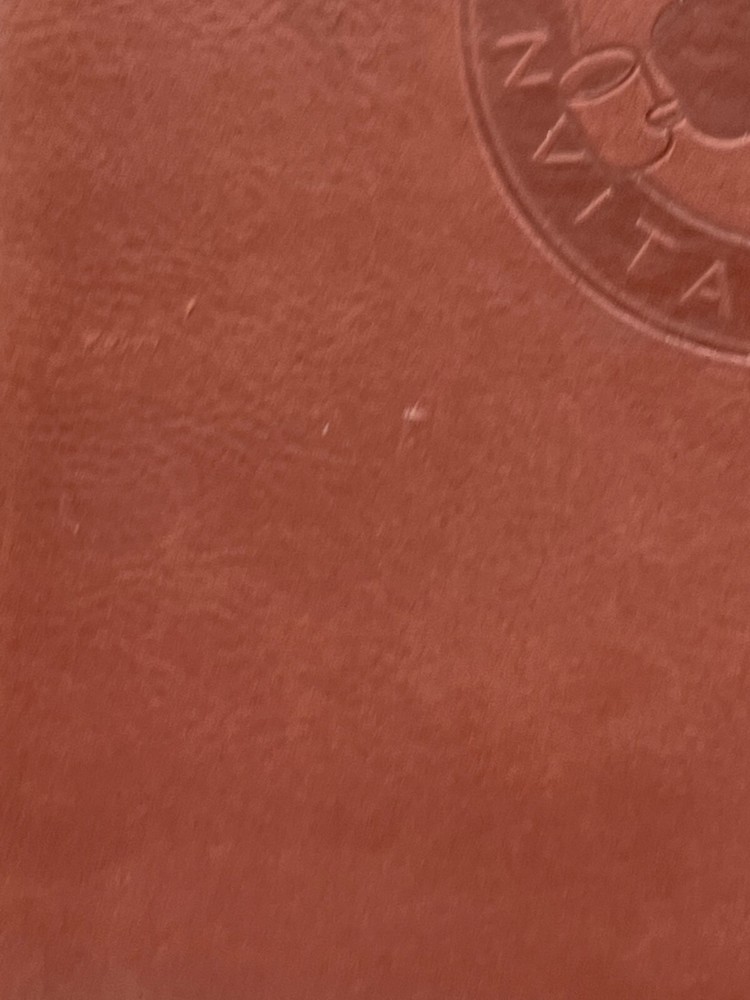 Castelli Leather Notebook Holder Shanley Invitational Embossed Italy Clover
