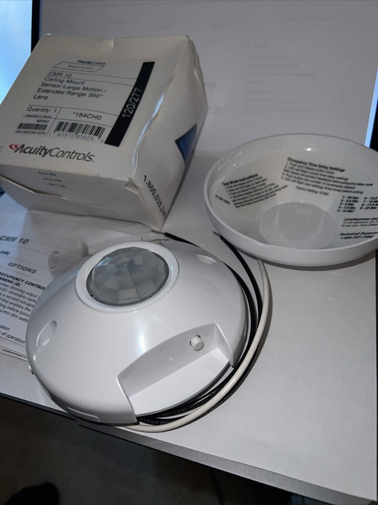 Acuity controls extended range 360 Ceiling Mount Motion Detector Sensor CMR 10