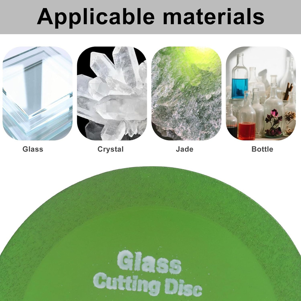 3 Pack Diamond Glass Cutting Disc for Angle Grinder–4.5 Inch Ultra-Thin Blade...