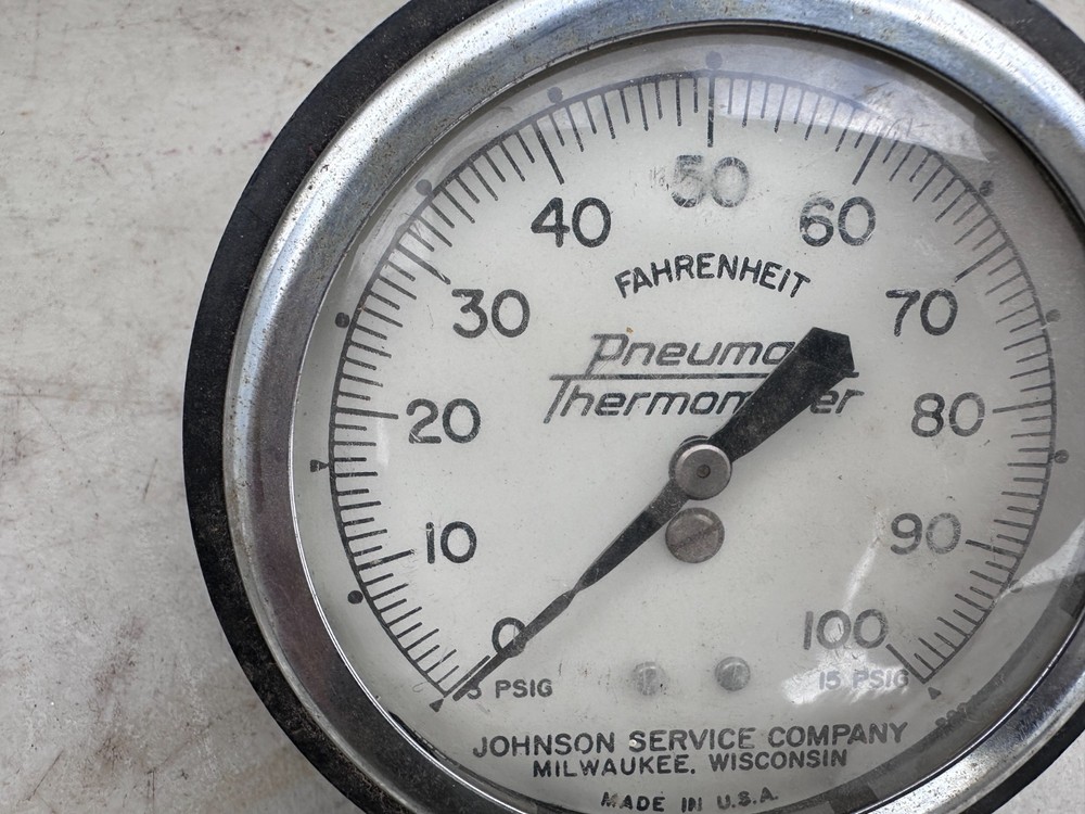 JOHNSON SERVICE CO Pneumatic Thermometer