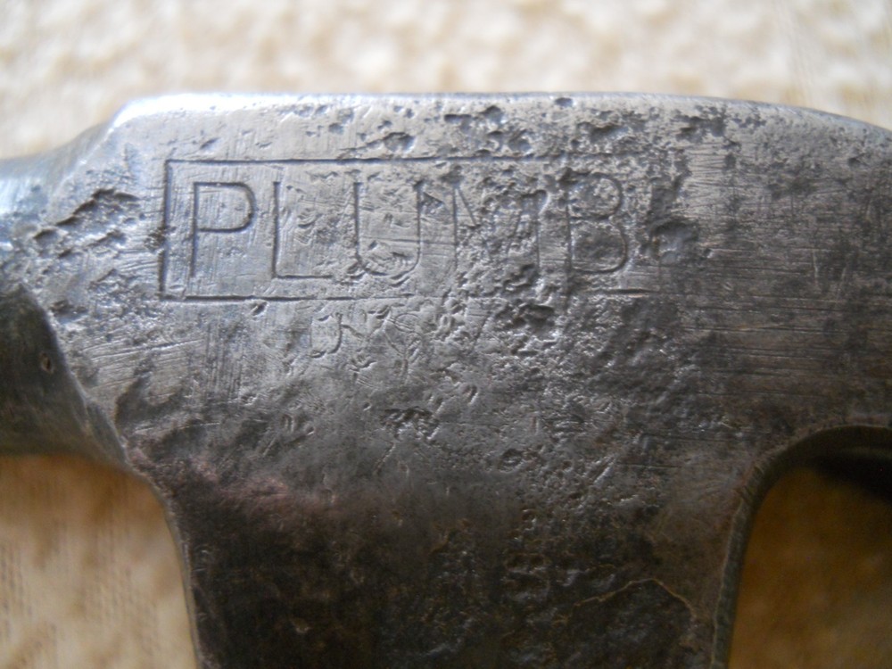 Vintage PLUMB 5 oz Bell Face Claw Hammer Head